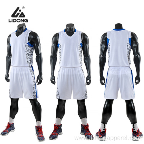 Custom Men Basketball Uniform Plain Blank Basketball Jersey